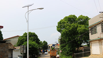 長(zhǎng)沙市開福區(qū)撈刀河街道大星村太陽能路燈